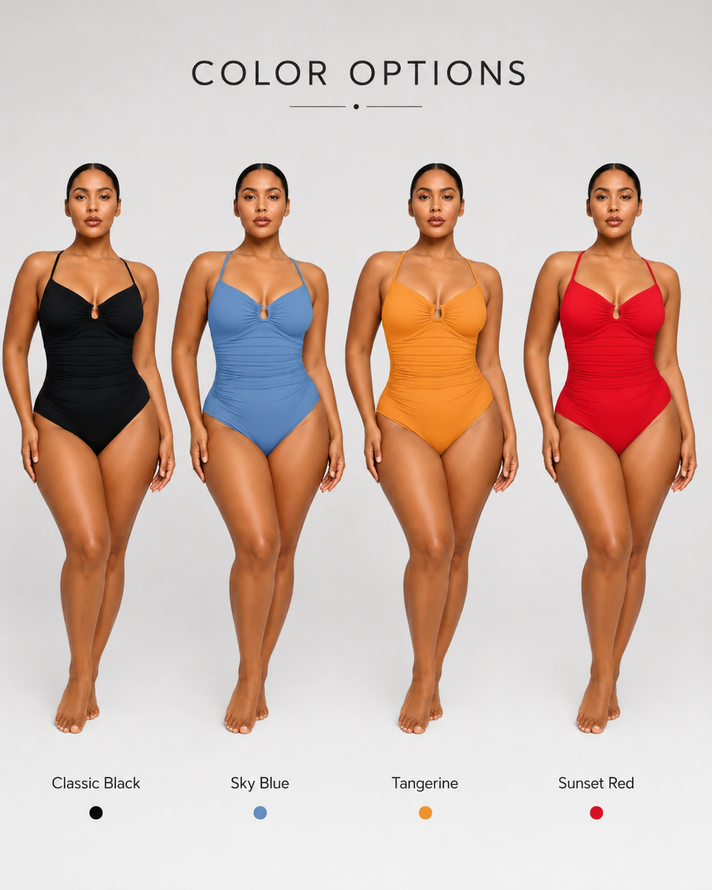 The CurveLock Sculpting One-Piece Bathing Suit